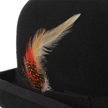 Load image into Gallery viewer, Black on Black Derby Fedora