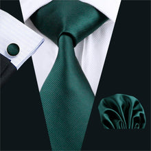 Load image into Gallery viewer, Sea Green Solid Tie Set
