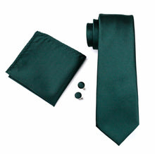 Load image into Gallery viewer, Sea Green Solid Tie Set
