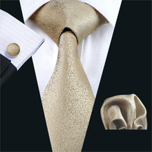 Load image into Gallery viewer, Gold Geometric Tie Set