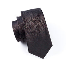 Load image into Gallery viewer, Brown Geometric Tie Set