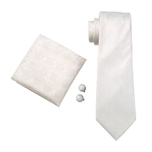Load image into Gallery viewer, Ivory Floral Tie Set