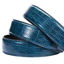 Load image into Gallery viewer, Blue Crocodile Auto Buckle Belt