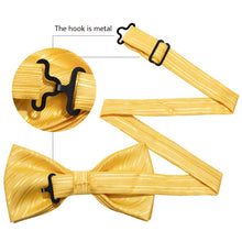 Load image into Gallery viewer, Bumblebee Striped Bow Tie Set