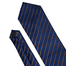 Load image into Gallery viewer, Deep Blue Class Silk Tie Set