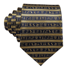 Load image into Gallery viewer, Golden Sphinx Geometric Tie Set