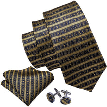 Load image into Gallery viewer, Golden Sphinx Geometric Tie Set